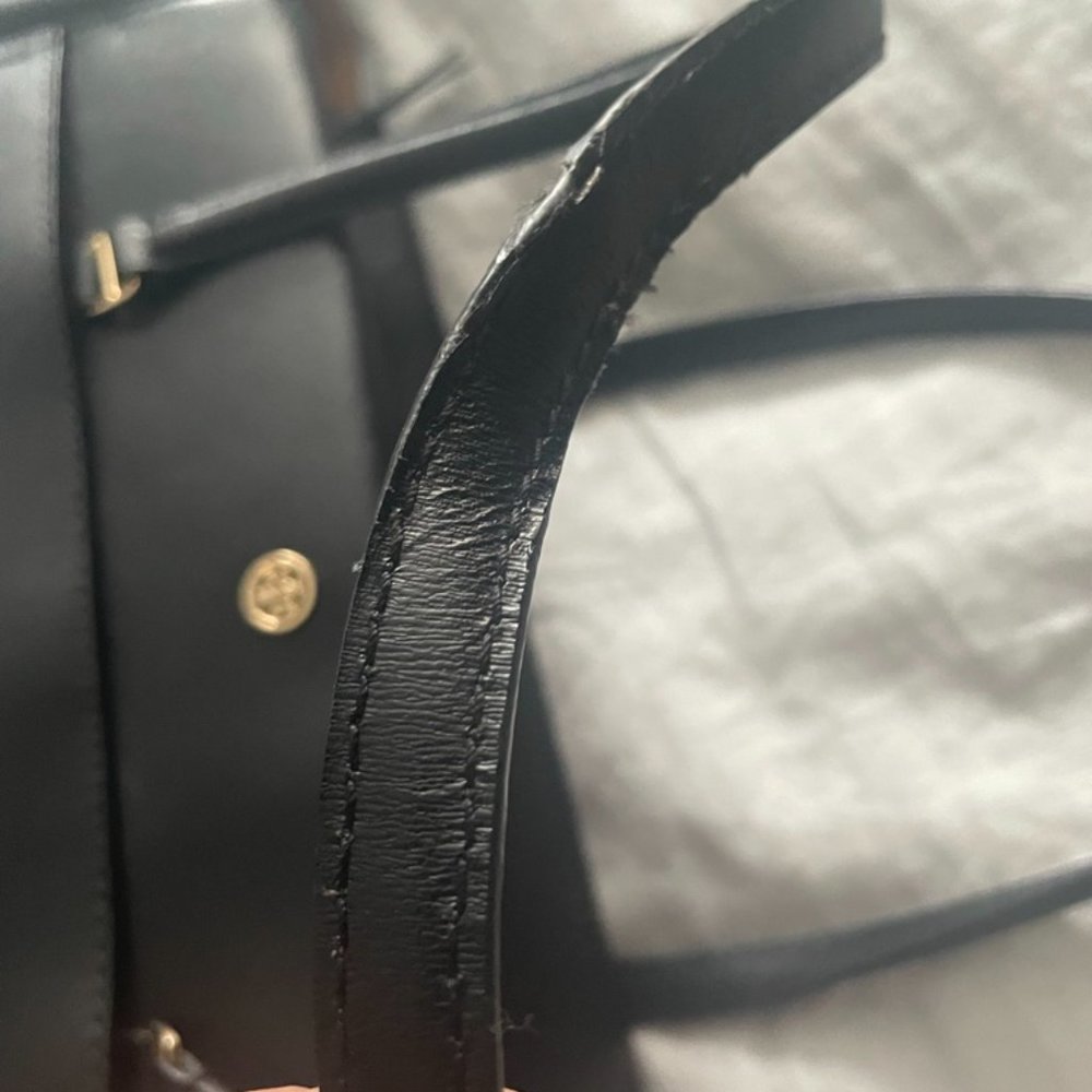 Black Tory Burch Parker Tote - Picture 9 of 11